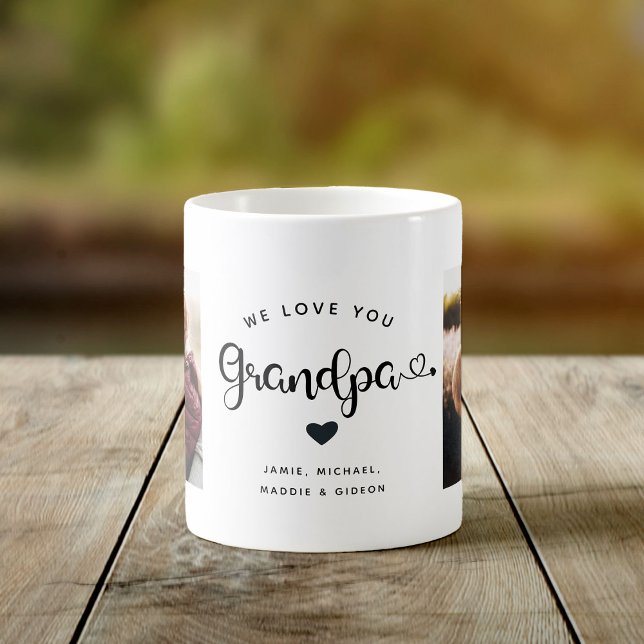 Liebe Sie GRANDPA hören Custom Two Foto Kaffeetasse (Von Creator hochgeladen)