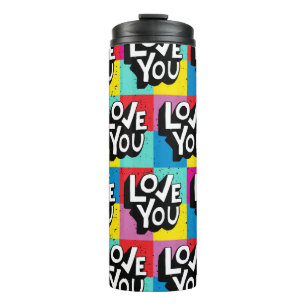 Liebe Sie: Handschrift Valentine Thermosbecher