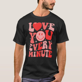 Liebe Sie jede Minute Funny Valentine's Day Matchi T-Shirt