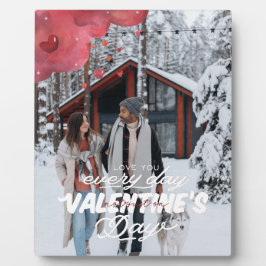 Liebe Sie jeden Tag | Valentine Couple's Foto Fotoplatte