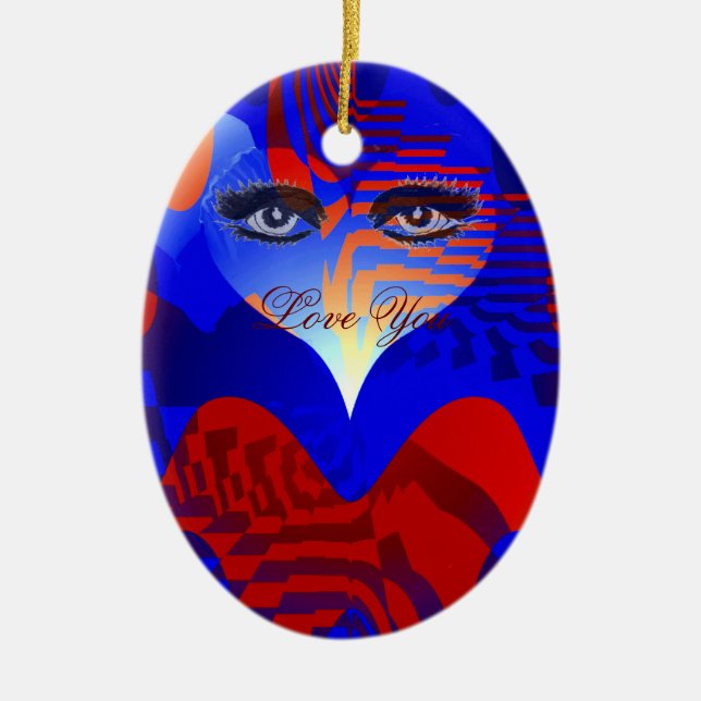 Liebe Sie_ Keramikornament (Vorne)