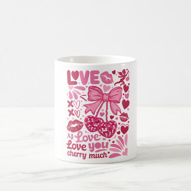 Liebe Sie Kirry viel Valentinstag Kaffeetasse (Mittel)