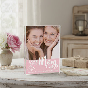 Liebe Sie Mama Beste Mama je benutzerdefinierter F Fotoblock