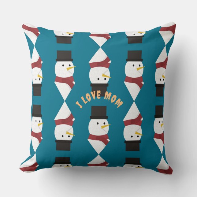 Liebe Sie Mama Einzigartige Luxus-Lebendwirbelkiss Kissen (Vorderseite)