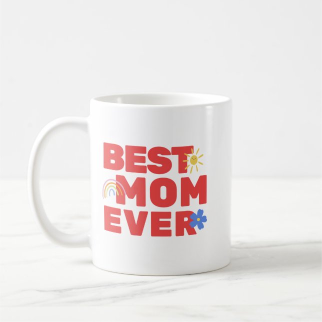 Liebe Sie Mama Farbige Tasse (Links)