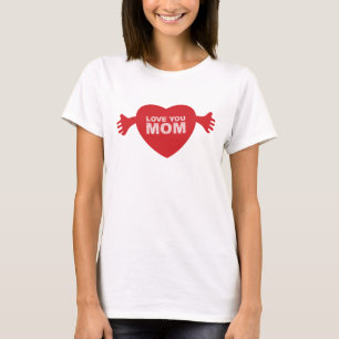 Liebe Sie Mama Herz T-Shirt