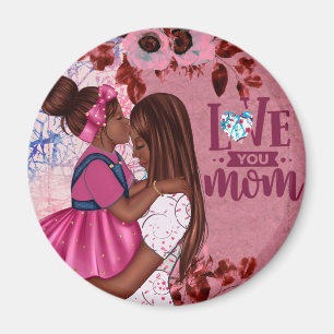 Liebe Sie Mama Mutter und Kind Muttertag Magnet