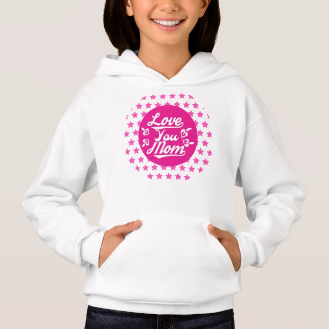 Liebe Sie Mama Muttertag-11096 Hoodie (Vorderseite)
