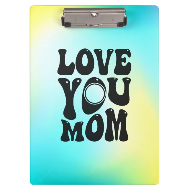 Liebe Sie Mama Muttertag Design-51727 Klemmbrett (Vorderseite)