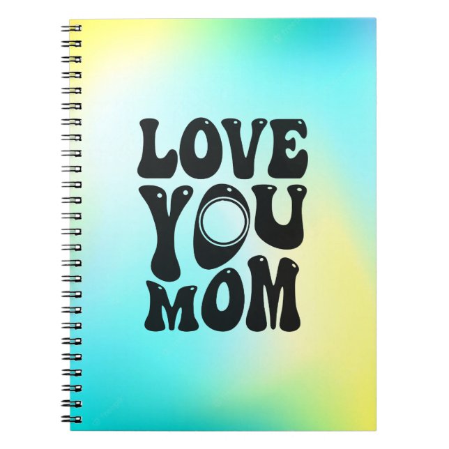Liebe Sie Mama Muttertag Design-51727 Notizblock (Vorderseite)
