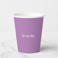 Liebe Sie Mama Niedlich Stylish Lilac Color