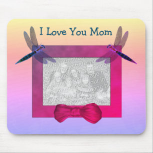 Liebe Sie Mama Personalisierten Foto-Rahmen Mousepad