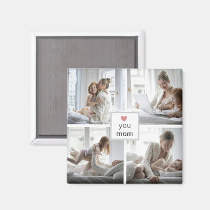 Liebe Sie Mama - Personalisiertes Geschenk Foto Ma Magnet
