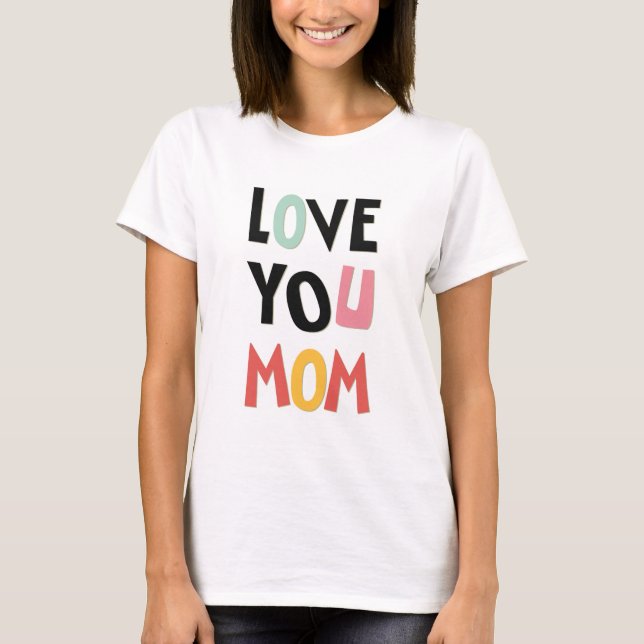 Liebe Sie Mama T - Shirt der Frauen (Vorderseite)