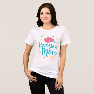 Liebe Sie Mama - T - Shirt für herzensierte Typogr