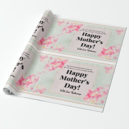 Liebe Sie Mama Typografie Moderne glückliche Mutte Geschenkpapier