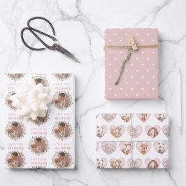 Liebe Sie Mami Foto Wrapping Paper Sheets Geschenkpapier Set