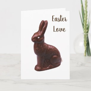 ** LIEBE SIE MEHR ALS CHOCOLATE** EASTER LIEBE FEIERTAGSKARTE