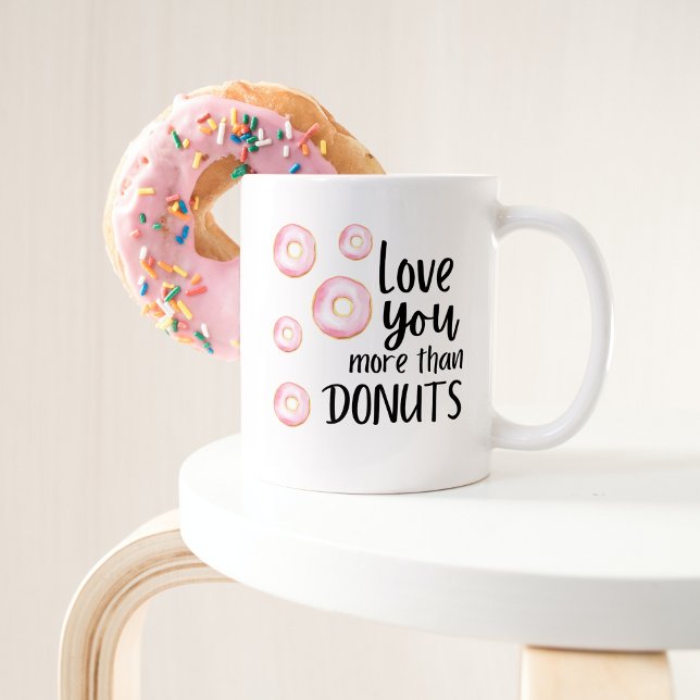 Liebe Sie mehr als Donuts Tasse (Von Creator hochgeladen)