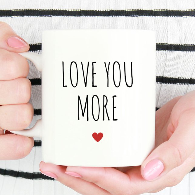 Liebe Sie mehr Freund Valentinstag Geschenk Kaffeetasse (Von Creator hochgeladen)