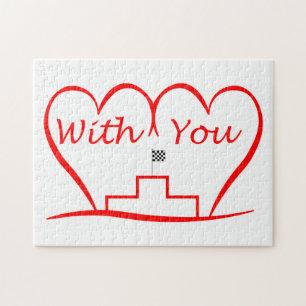 Liebe Sie, mit dem Sie Jubiläum Puzzle