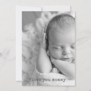 Liebe Sie mommy Mütter Tag FOTO von xoxo Mitteilungskarte