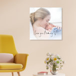 Liebe Sie Mommy Script Heart Custom Foto Overlay Leinwanddruck<br><div class="desc">Liebe Sie Mommy Script Heart Motif Custom Foto Overlay. Ersetzen Sie das Beispiel-Foto mit Ihrem eigenen,  das über Set typografie Liebe You Mommy mit künstlerischen Herzmotiv ist.</div>