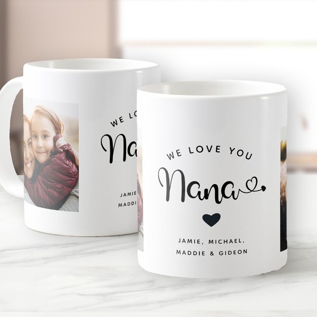 Liebe Sie Nana hört Custom Zwei Foto Kaffee Tasse (Von Creator hochgeladen)