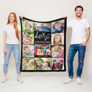 Liebe Sie Oma Foto Collage 11 Bilder Custom Fleecedecke
