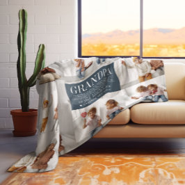 Liebe Sie Opa | Benutzerdefinierte Nachrichtendate Fleecedecke