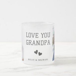 Liebe Sie, Opa Modern Collage Foto Kaffee Tasse