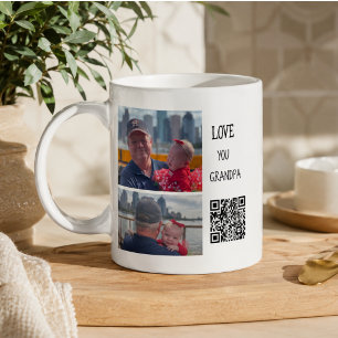 Liebe Sie Opa Zwei handgeschriebene Fotos Kaffeetasse