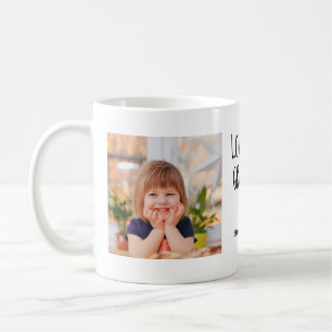 Liebe Sie Opa   Zwei handgeschriebene Fotos Kaffeetasse