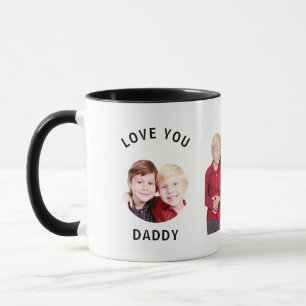Liebe Sie Papa Personalisiertes Foto für eine Fami Tasse
