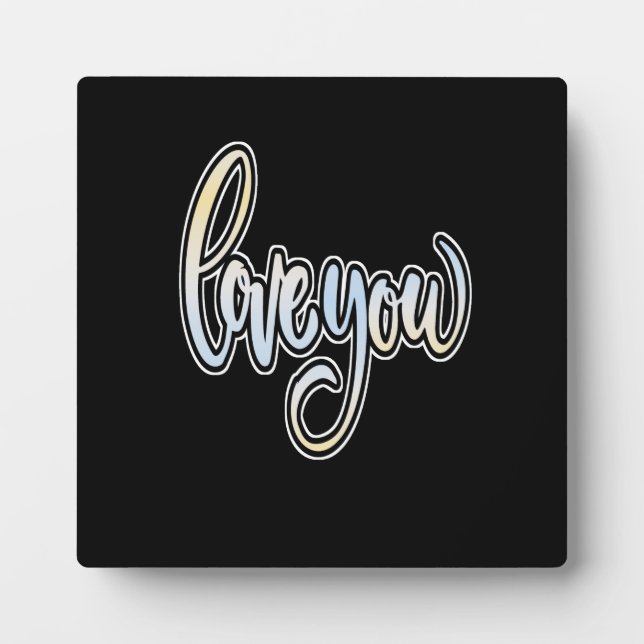 LIEBE SIE Plaque Fotoplatte (Vorderseite)