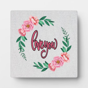 LIEBE SIE Plaque Fotoplatte