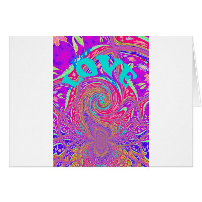 Liebe Sie Save the Date Grafik Text Art Design Lov (Vorderseite (Horizontal))