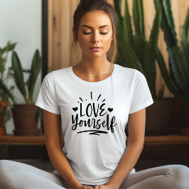 Liebe Sie selbst Affirmation T - Shirt
