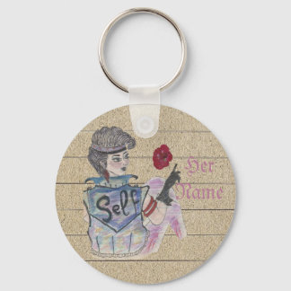 "Liebe Sie selbst" Anpassbarer Schlüsselanhänger d