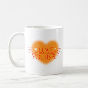 Liebe Sie selbst Inspiration Kaffee-Tasse Kaffeetasse