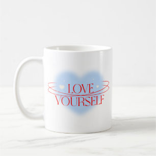 Liebe Sie selbst Inspiration Kaffee-Tasse Kaffeetasse