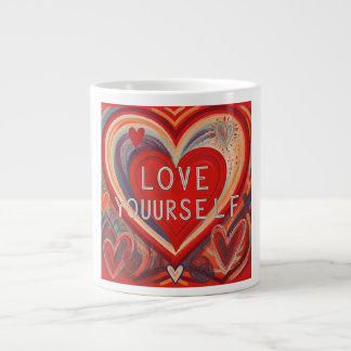 Liebe Sie selbst Jumbo-Tasse