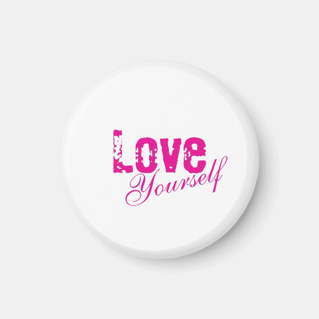 Liebe Sie selbst Magnet (Vorne)