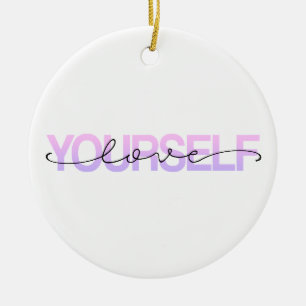 Liebe Sie selbst Valentine Calligraphie   Ornament