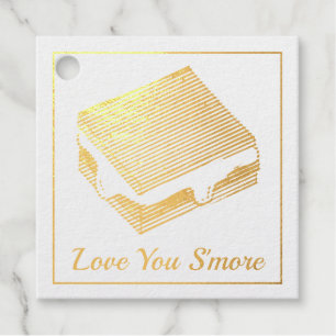 Liebe Sie sind mehr Marshmallow Campfire S'mores Geschenkanhänger