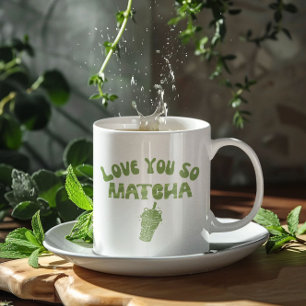 Liebe Sie so Matcha Kaffeetasse