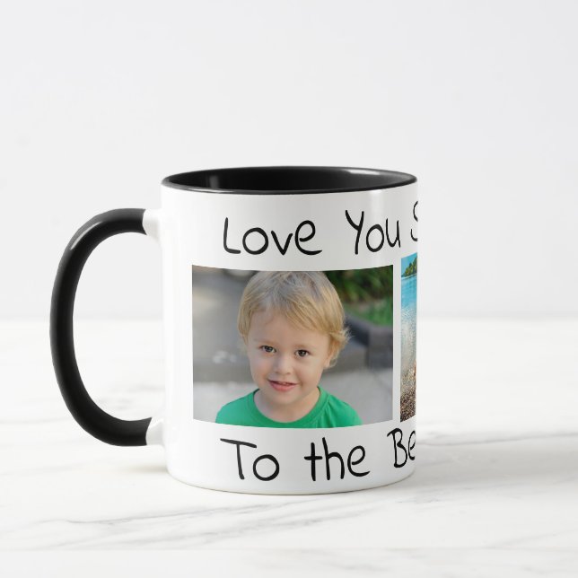 Liebe Sie so sehr | Bester Vater je Tasse (Links)