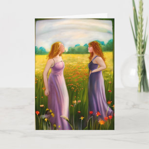 Liebe Sie so viele Lesben in der Liebe Karte