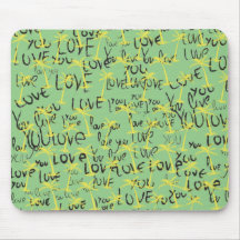 Liebe Sie Textmuster Kreative Typografie