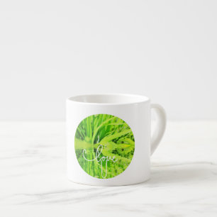 Liebe Sie U Happy Green Espresso Kaffee Tasse